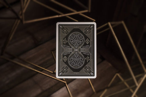 National Theory 11 Luxury Playing Cards Deck Black Gold Magic Tricks Sealed NEW