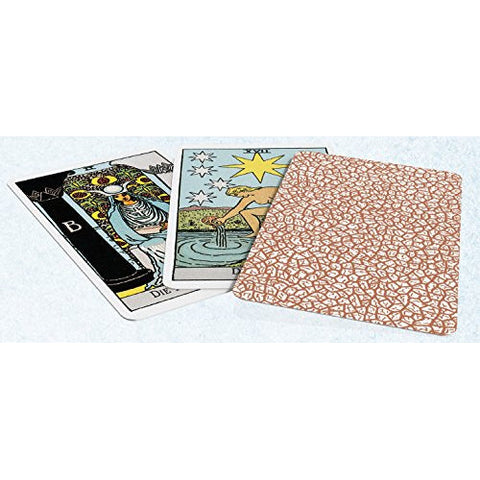 A.E. Waite Tarot Deck 78 Cards Portuguese Edition with Guidebook AGM