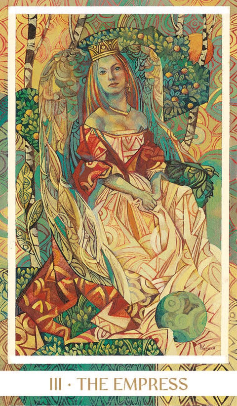 Crystal Tarot Deck Stained Glass 78 Cards with Guidebook by Lo Scarabeo