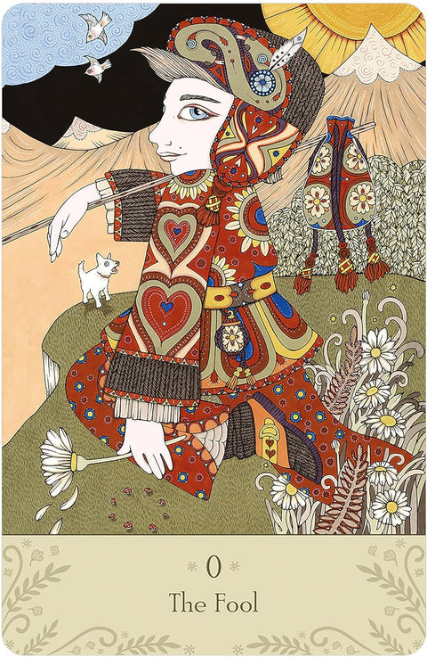 Universal Folk Tarot Cards Deck & Guidebook Healing US Games Systems