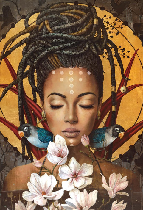 Medicine Heart Oracle - Pocket Panda Edition cards Blue Angel