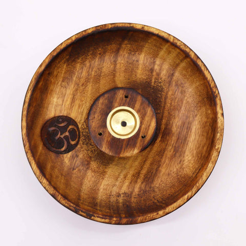 Incense Stick & Cone Burner Disc - Om Ancient Wisdom