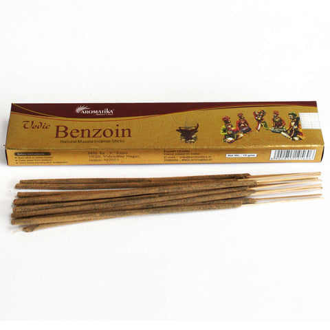 Vedic Benzoin Natural Incense Sticks Aromatika