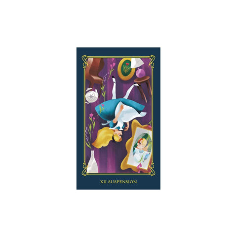 Disney Alice in Wonderland Tiny Tarot Deck & Guidebook Tin Insight Editions