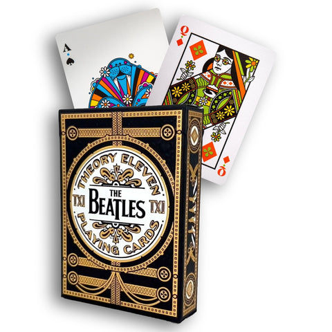 The Beatles Black Special Edition Playing Cards by Theory11 Poker Deck