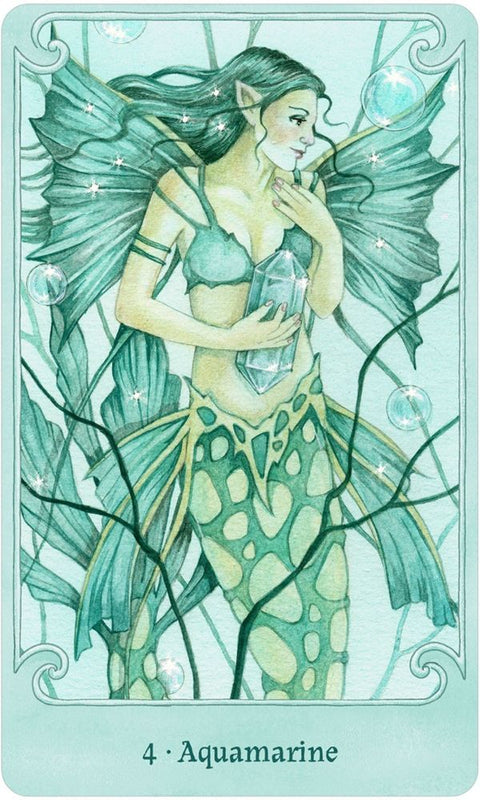 Fairy Gems Crystal Oracle Deck & Guidebook Set by US Games Systems