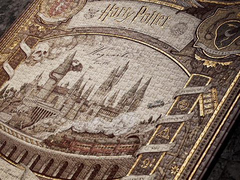 Harry Potter Hogwarts Castle 1000 Piece Jigsaw Puzzle by Theory11