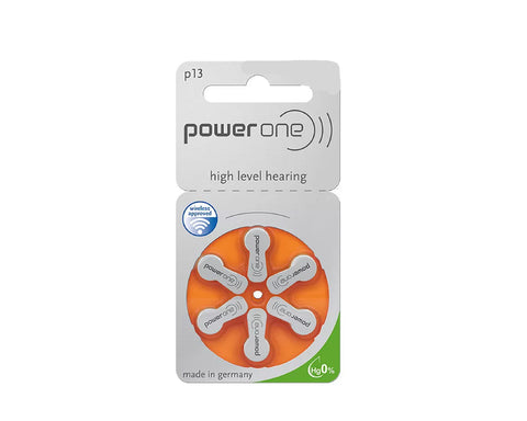 Varta Power One 13 PR48 Hearing Aid Batteries Zinc Air 1.45V