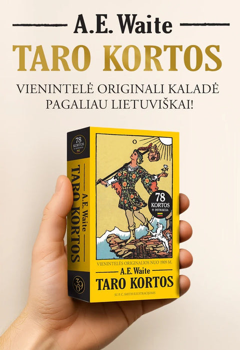 Rider-Waite Tarot Deck Lithuanian 78 Cards with Guidebook, 369