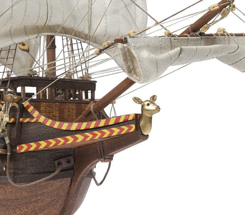 OcCre Golden Hind Galleon Wooden Model Ship Kit 1:85 Easy Build
