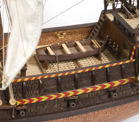 OcCre Golden Hind Galleon Wooden Model Ship Kit 1:85 Easy Build