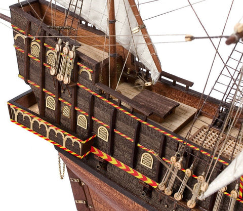 OcCre Golden Hind Galleon Wooden Model Ship Kit 1:85 Easy Build
