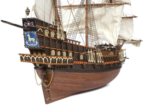 OcCre Golden Hind Galleon Wooden Model Ship Kit 1:85 Easy Build