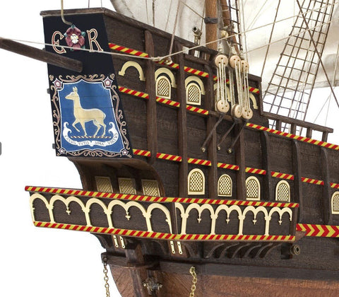 OcCre Golden Hind Galleon Wooden Model Ship Kit 1:85 Easy Build