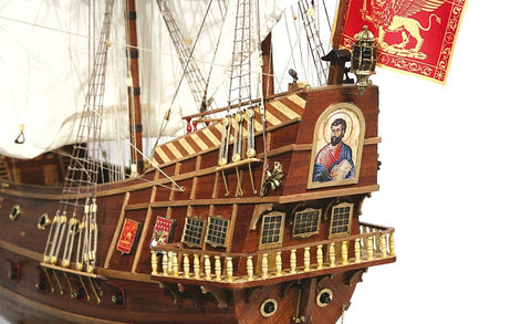 OCCRE Saint Mark Galleon 1:50 Wooden Ship Model Kit Sailboat