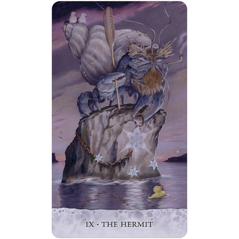 Tarot of Tides 78-Card Deck & Guidebook Fantasy Duck Tarot by US Games