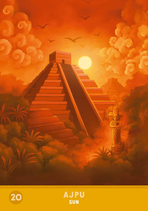 The Mayan Oracle Cards Deck 47-Card Set + English Guidebook Hay House Authentic