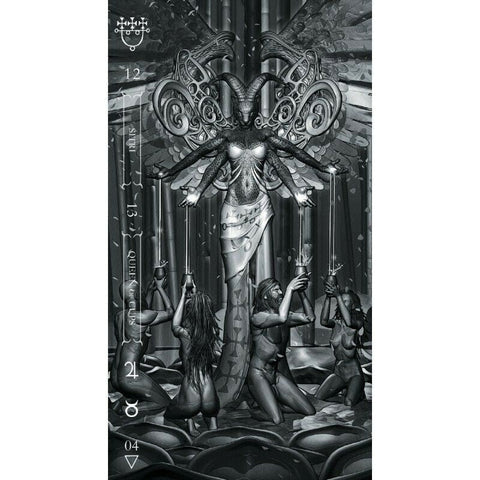 Goetia Tarot in Darkness Deck 78 Cards by Lo Scarabeo New Sealed