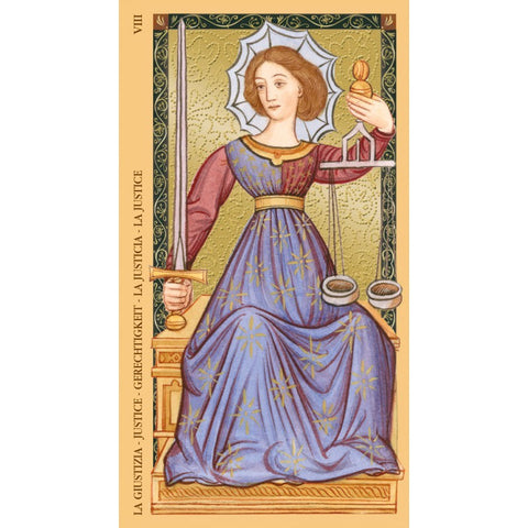 Golden Tarot of Renaissance Estensi Deck by Lo Scarabeo 50 Cards