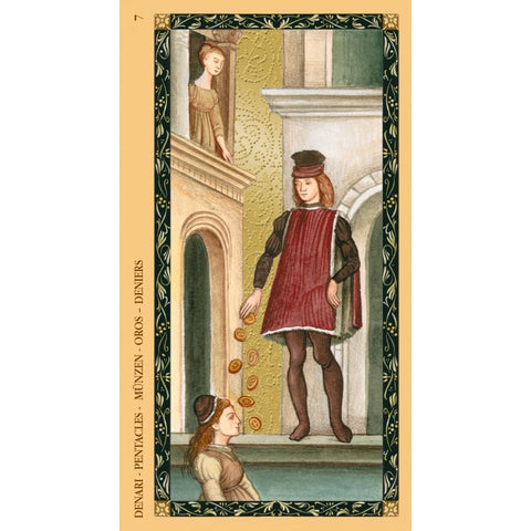 Golden Tarot of Renaissance Estensi Deck by Lo Scarabeo 50 Cards