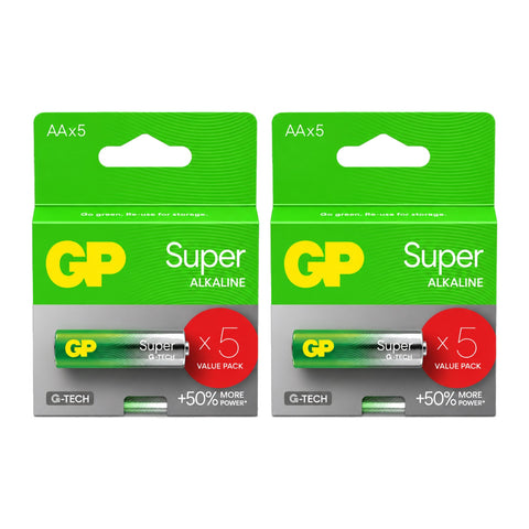 10x GP Super AA LR6 - 2 packs