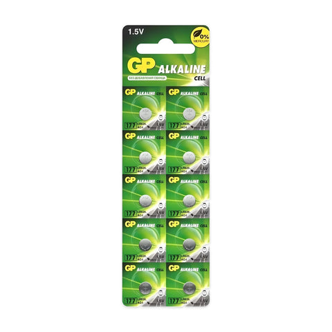 GP 177 LR626 AG4 10-pack blister strip