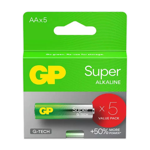 GP Super AA LR6 5-pack blister