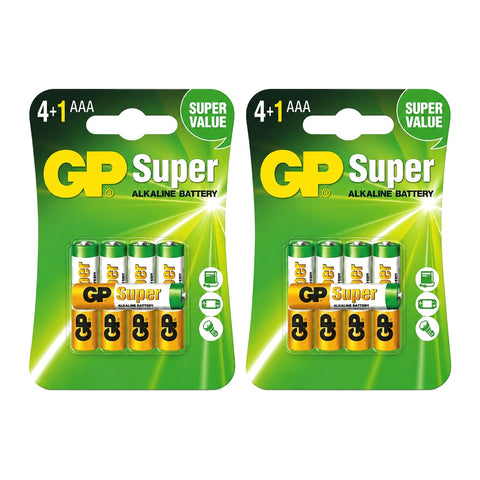 10x GP Super AAA Alkaline - 2 packs of 5
