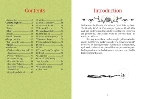 the Healthy Witch Oracle Cards Deck Schiffer Publishing