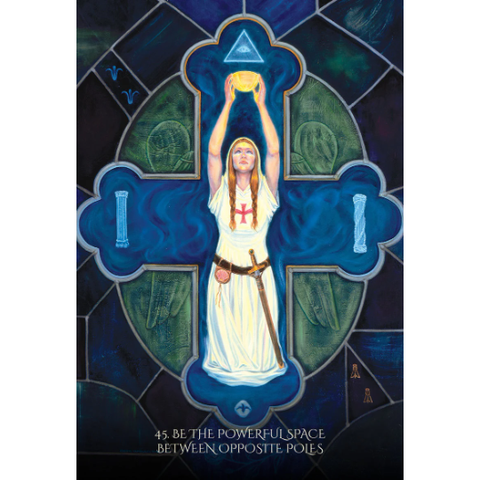 Through the Eyes of the Soul Oracle Card Deck Blue Angel 52 Cards New