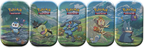 Pokemon TCG Sinnoh Stars Mini Tin w/ 2 Booster Packs & Coin - English
