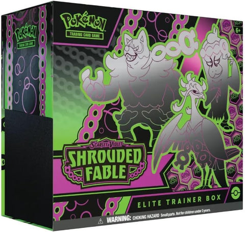 Pokemon TCG Shrouded Fable Elite Trainer Box English Pecharunt Promo