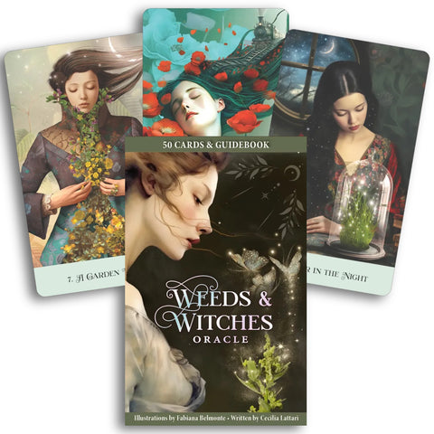 Witchcraft Wildflower Oracle Cards 50-Card Deck & Guidebook US Games