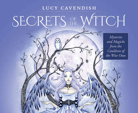 Secrets of the Witch Mini Oracle Deck by Lucy Cavendish Blue Angel