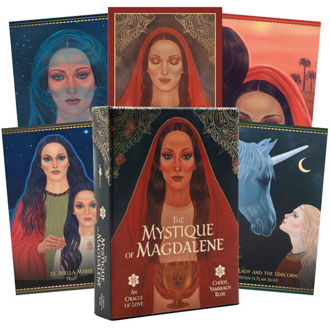 The Mystique Of Magdalene An Oracle Of Love Cards Deck Blue Angel C. Y. Rose NEW