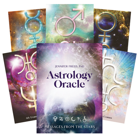 Astrology Oracle Cards Deck And Guidebook Blue Angel Messages From The Stars