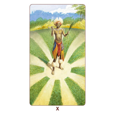 African American Mini Tarot Deck 78 Cards with Guidebook by Lo Scarabeo