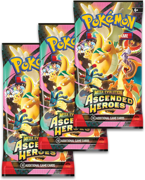 Pokemon Ascended Heroes Tech Sticker Blister with Charmander Promo