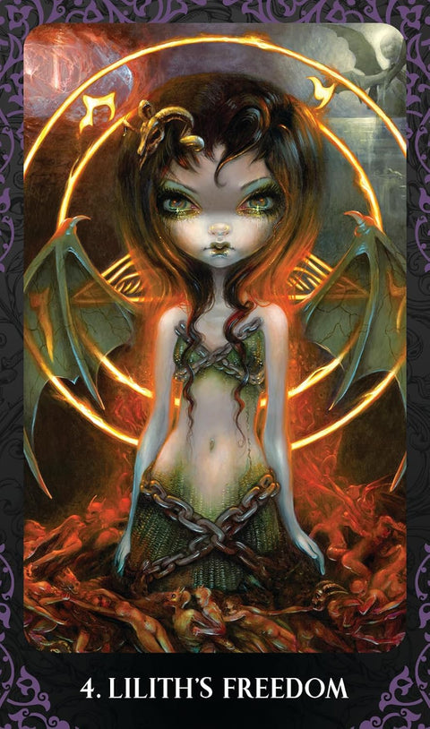 Blue Angel The Halloween Forever Oracle Cards Deck & Guidebook