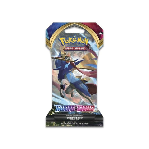 Pokemon TCG Sword & Shield Sleeved Booster Pack 10 Cards English Sealed