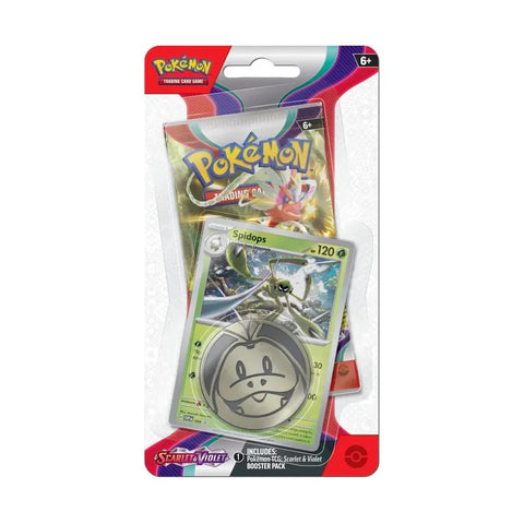 Pokemon TCG Scarlet & Violet Checklane Blister Spidops Promo Pack