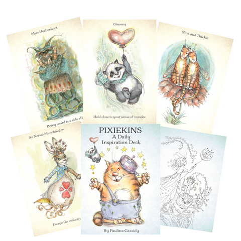 Pixiekins Daily Inspiration Tarot Deck Paulina Cassidy US Games New