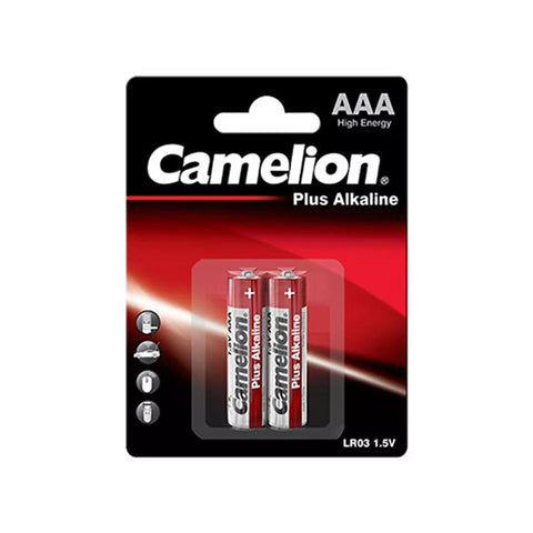 2x Camelion AAA Plus Alkaline Batteries 1.5V LR03 MN2400 2 Pack