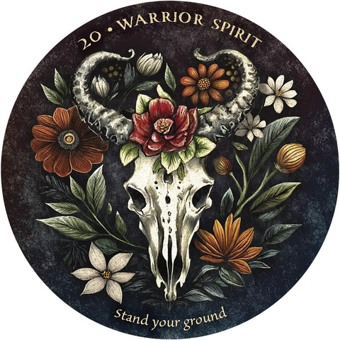 Arcana Folia Round Oracle Deck with Guidebook Nature Tarot US Games