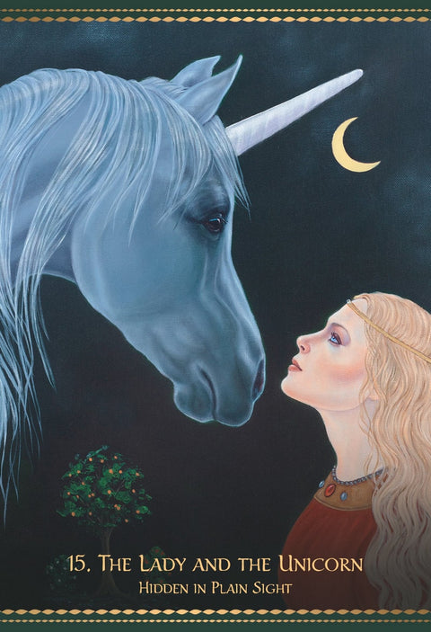 The Mystique Of Magdalene An Oracle Of Love Cards Deck Blue Angel C. Y. Rose NEW