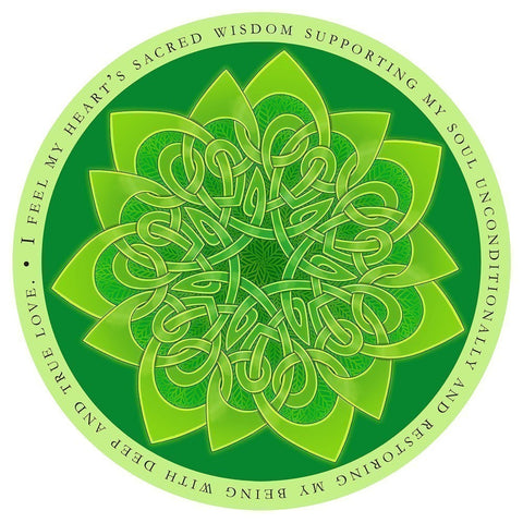 Circles of Healing Affirmation Cards Deck by Blue Angel 44-Card Oracle