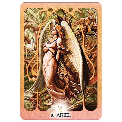 Archangel Fire Oracle Cards & Guidebook Spanish Deck by Inner Traditions