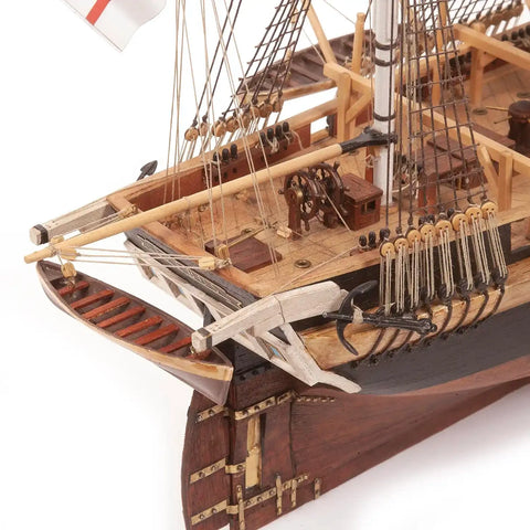 OcCre HMS Erebus Wooden Model Ship Kit 1:75 Scale, 3173 Parts