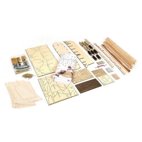 OcCre HMS Erebus Wooden Model Ship Kit 1:75 Scale, 3173 Parts