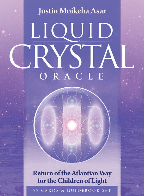 Liquid Crystal Oracle 2nd Edition Deck 77 Cards with Guidebook Blue Angel